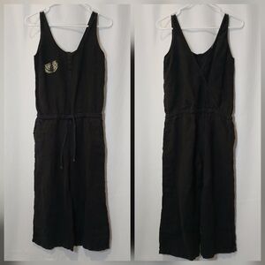 Cloth And Stone Black Linen Rebel Farms Jumper / Size XS